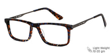 Load image into Gallery viewer, Brown Rectangle Full Rim Unisex Eyeglasses by Vincent Chase Computer Glasses-149943