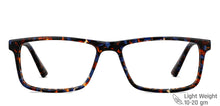 Load image into Gallery viewer, Brown Rectangle Full Rim Unisex Eyeglasses by Vincent Chase Computer Glasses-149943