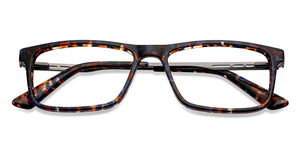 Brown Rectangle Full Rim Unisex Eyeglasses by Vincent Chase Computer Glasses-149943