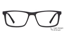 Load image into Gallery viewer, Black Rectangle Full Rim Unisex Eyeglasses by Vincent Chase VC-149405