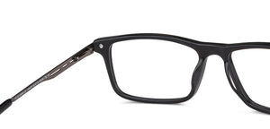 Black Rectangle Full Rim Unisex Eyeglasses by Vincent Chase VC-149405