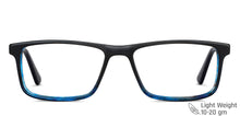 Load image into Gallery viewer, Blue Rectangle Full Rim Unisex Eyeglasses by Vincent Chase Computer Glasses-146372