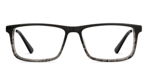Black Rectangle Full Rim Men Eyeglasses by Vincent Chase-211244