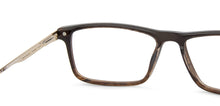 Load image into Gallery viewer, Brown Rectangle Full Rim Unisex Eyeglasses by Vincent Chase Computer Glasses-146371