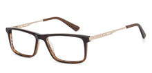 Load image into Gallery viewer, Brown Rectangle Full Rim Unisex Eyeglasses by Vincent Chase Computer Glasses-146371
