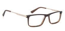 Load image into Gallery viewer, Brown Rectangle Full Rim Unisex Eyeglasses by Vincent Chase Computer Glasses-146371