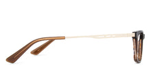 Load image into Gallery viewer, Brown Rectangle Full Rim Unisex Eyeglasses by Vincent Chase Computer Glasses-146371
