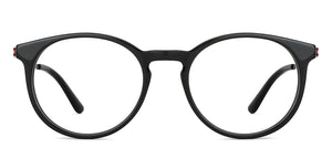 Black Round Full Rim Unisex Eyeglasses by Vincent Chase Computer Glasses-146947