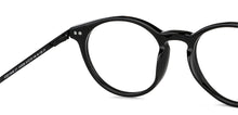 Load image into Gallery viewer, Black Round Full Rim Unisex Eyeglasses by Vincent Chase-143226