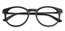 Load image into Gallery viewer, Black Round Full Rim Unisex Eyeglasses by Vincent Chase-143226