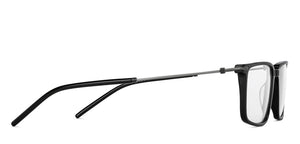 Black Rectangle Full Rim Unisex Eyeglasses by Vincent Chase VC-143233