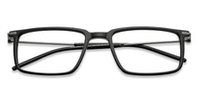 Load image into Gallery viewer, Black Rectangle Full Rim Unisex Eyeglasses by Vincent Chase VC-143233