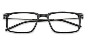 Black Rectangle Full Rim Unisex Eyeglasses by Vincent Chase VC-143233