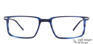Tortoise Rectangle Full Rim Wide Unisex Eyeglasses by Vincent Chase VC-143234