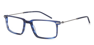 Tortoise Rectangle Full Rim Wide Unisex Eyeglasses by Vincent Chase VC-143234