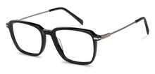 Load image into Gallery viewer, Black Geometric Full Rim Unisex Eyeglasses by Vincent Chase Computer Glasses-146955