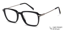 Load image into Gallery viewer, Black Hexagonal Full Rim Wide Unisex Eyeglasses by Vincent Chase VC-143235