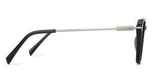 Black Geometric Full Rim Unisex Eyeglasses by Vincent Chase Computer Glasses-146955