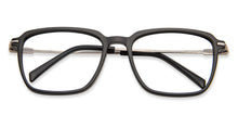 Load image into Gallery viewer, Black Hexagonal Full Rim Wide Unisex Eyeglasses by Vincent Chase VC-143235