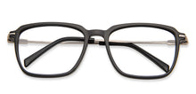Load image into Gallery viewer, Black Geometric Full Rim Unisex Eyeglasses by Vincent Chase Computer Glasses-146955