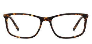 Tortoise Rectangle Full Rim Unisex Eyeglasses by Vincent Chase-201311