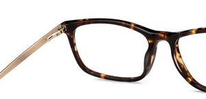 Tortoise Rectangle Full Rim Unisex Eyeglasses by Vincent Chase-201311
