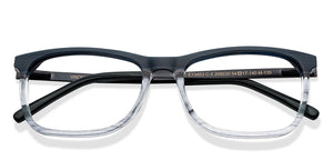 Blue Rectangle Full Rim Unisex Eyeglasses by Vincent Chase-209230
