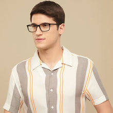 Load image into Gallery viewer, Black Rectangle Full Rim Unisex Eyeglasses by Vincent Chase-143246