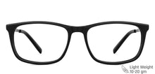 Load image into Gallery viewer, Black Rectangle Full Rim Unisex Eyeglasses by Vincent Chase-143246