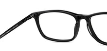 Load image into Gallery viewer, Black Rectangle Full Rim Unisex Eyeglasses by Vincent Chase-143246