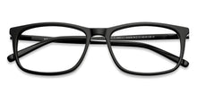 Load image into Gallery viewer, Black Rectangle Full Rim Unisex Eyeglasses by Vincent Chase-143246