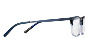 Blue Rectangle Full Rim Unisex Eyeglasses by Vincent Chase Computer Glasses-146965