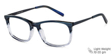 Load image into Gallery viewer, Blue Rectangle Full Rim Unisex Eyeglasses by Vincent Chase-143247
