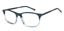 Load image into Gallery viewer, Blue Rectangle Full Rim Men Eyeglasses by Vincent Chase-211241