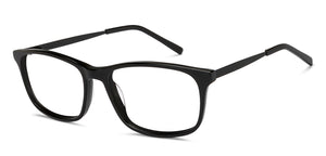 Black Rectangle Full Rim Men Eyeglasses by Vincent Chase-211242
