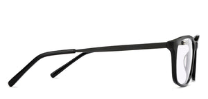 Black Rectangle Full Rim Men Eyeglasses by Vincent Chase-211242