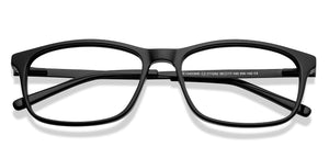 Black Rectangle Full Rim Men Eyeglasses by Vincent Chase-211242
