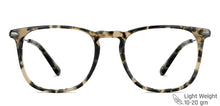 Load image into Gallery viewer, Brown Square Full Rim Unisex Eyeglasses by Vincent Chase-149164