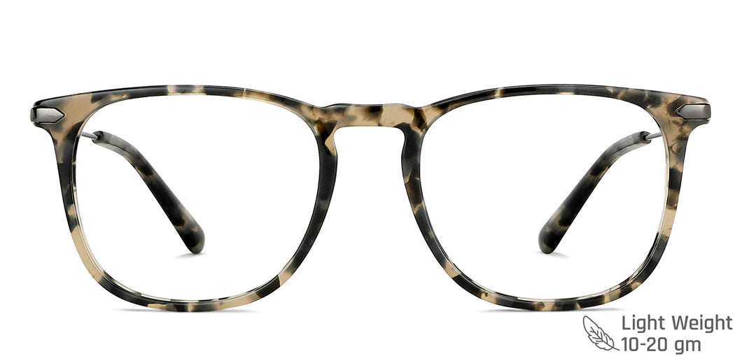 Brown Square Full Rim Unisex Eyeglasses by Vincent Chase-149164