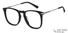 Load image into Gallery viewer, Black Square Full Rim Unisex Eyeglasses by Vincent Chase Computer Glasses-146966