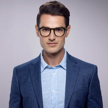 Load image into Gallery viewer, Black Square Full Rim Unisex Eyeglasses by Vincent Chase-143248