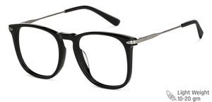 Black Square Full Rim Unisex Eyeglasses by Vincent Chase-143248