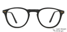 Load image into Gallery viewer, Black Round Full Rim Unisex Eyeglasses by Vincent Chase Computer Glasses-146375