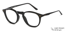 Load image into Gallery viewer, Black Round Full Rim Unisex Eyeglasses by Vincent Chase Computer Glasses-146375