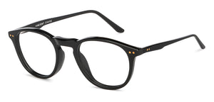 Black Round Full Rim Unisex Eyeglasses by Vincent Chase Computer Glasses-146375