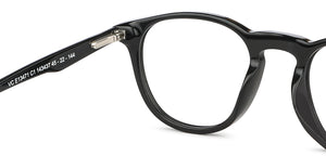 Black Round Full Rim Unisex Eyeglasses by Vincent Chase Computer Glasses-146375