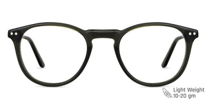 Green Round Full Rim Unisex Eyeglasses by Vincent Chase-149684