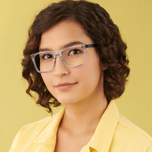 Transparent Square Full Rim Unisex Eyeglasses by Vincent Chase-143446