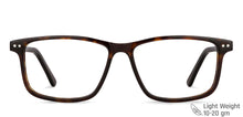 Load image into Gallery viewer, Tortoise Rectangle Full Rim Unisex Eyeglasses by Vincent Chase-143448