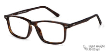 Load image into Gallery viewer, Tortoise Rectangle Full Rim Unisex Eyeglasses by Vincent Chase-143448